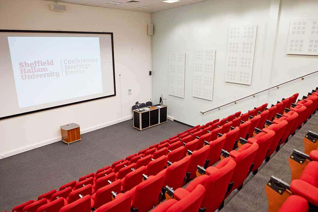 View from the lecture theatre seats